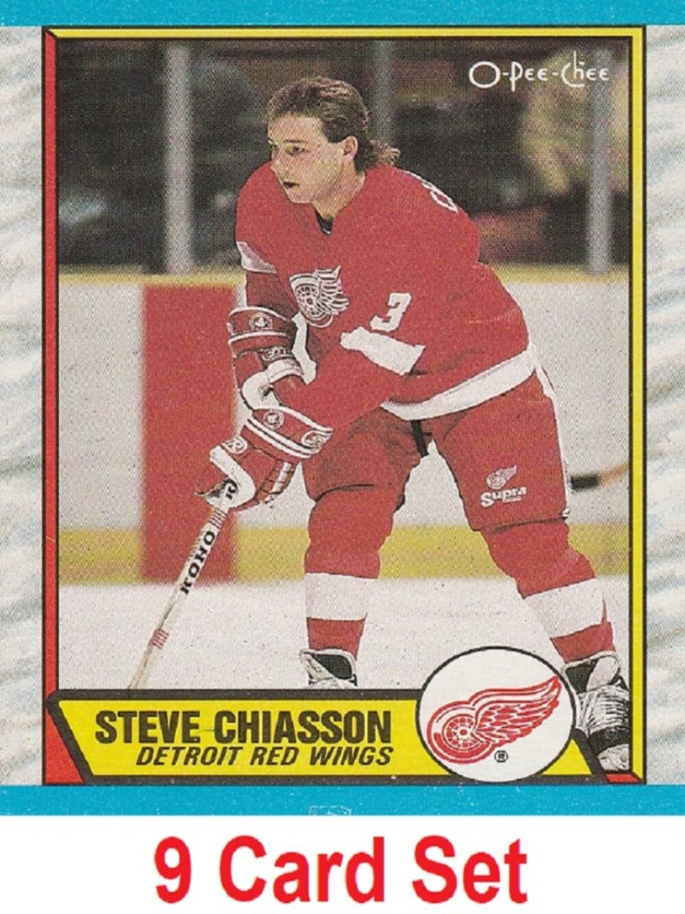 Steve Chiasson NHL Hockey Card Collection